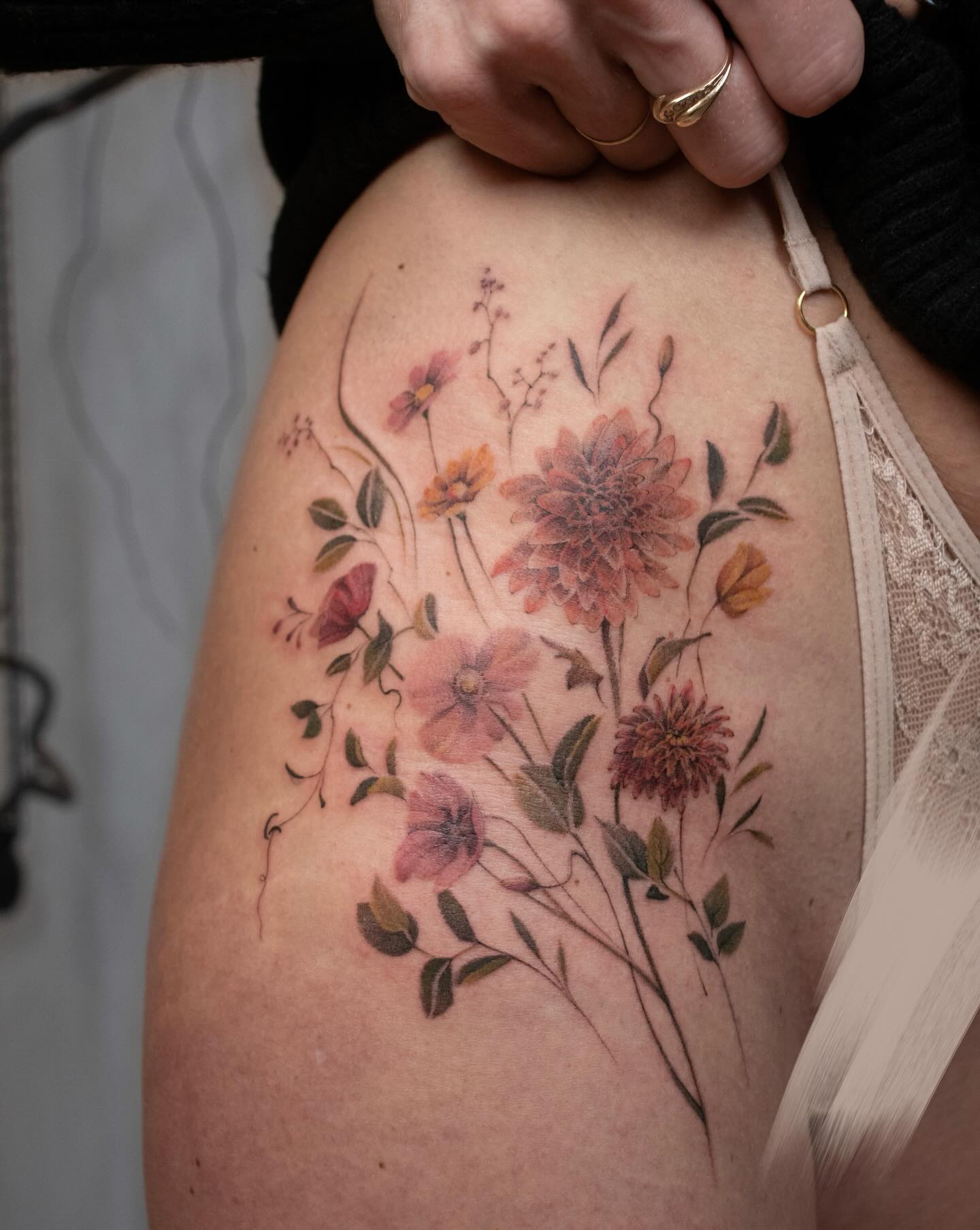 Botaniczna kompozycja w kolorze – soft realism